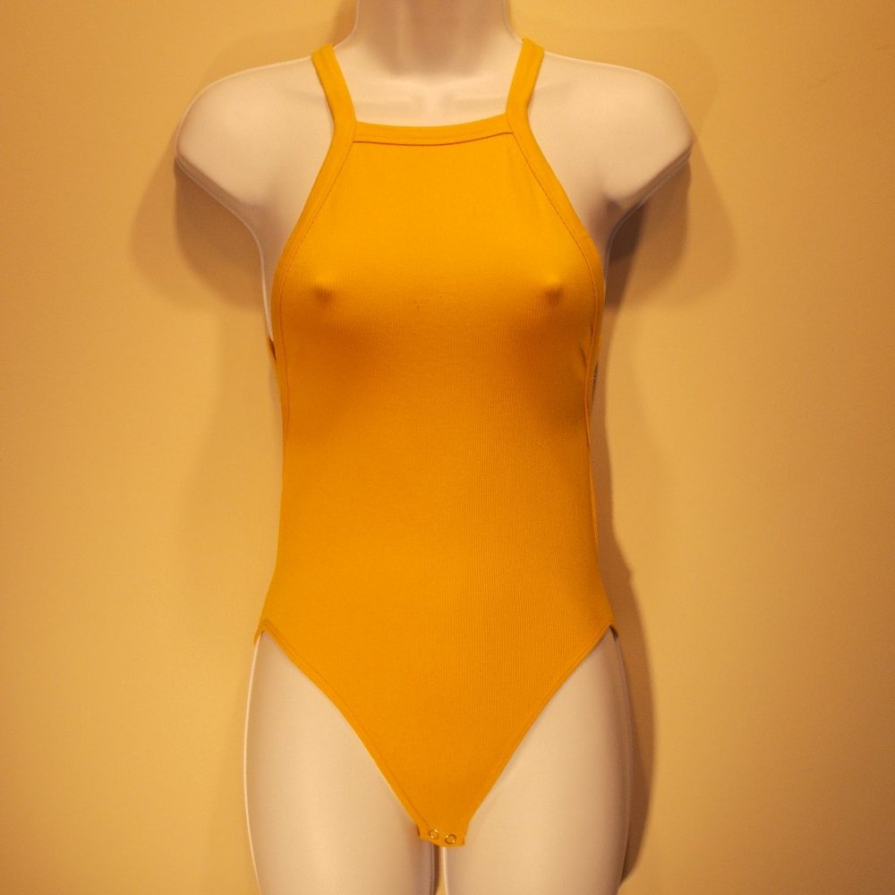 SOLD Yellow One Piece Leotard
